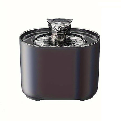 1Pc 2.2L Pet Water Fountain - Fountains with Automatic Water Dispenser, Fresh and Filtered Drinking Water, and Whisper Qu